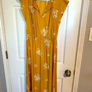 Loft midi in summer gold/yellow sz 6